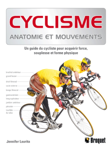 CYCLISME anatomie et mouvements